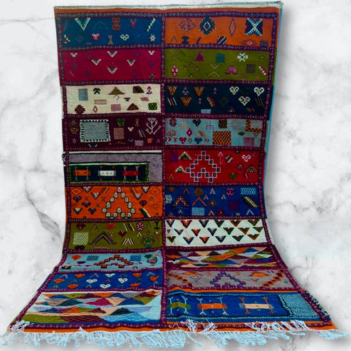 Carpet kelim size size 300 x 200 cm || 9.84 x 6.56 ft