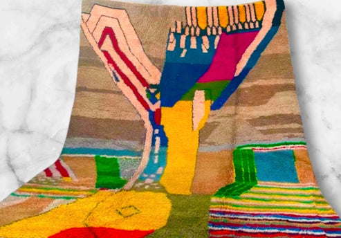 Beni Ouarain Rug size 330 x 260 cm || 10.82 x 8.53 ft