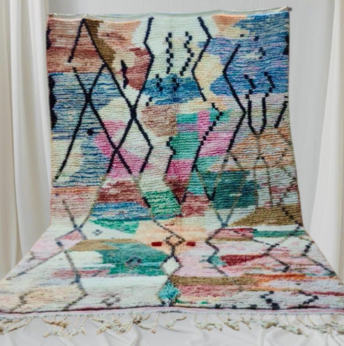 Handmade BOujaad Rug, size 300 x 200 cm || 9.84 x 6.56 ft