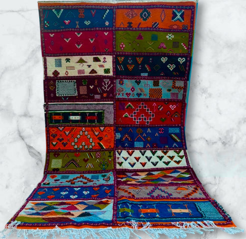 Carpet kelim size size 300 x 200 cm || 9.84 x 6.56 ft