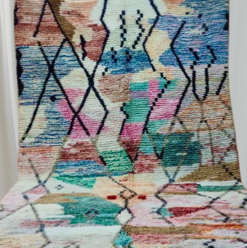 Handmade BOujaad Rug, size 300 x 200 cm || 9.84 x 6.56 ft