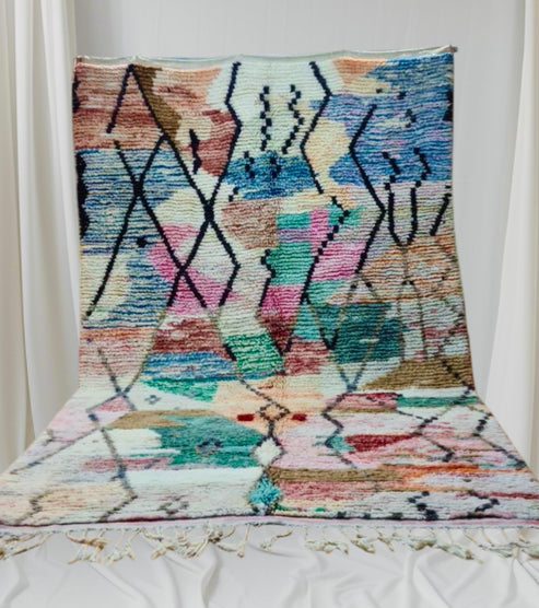 Handmade BOujaad Rug, size 300 x 200 cm || 9.84 x 6.56 ft