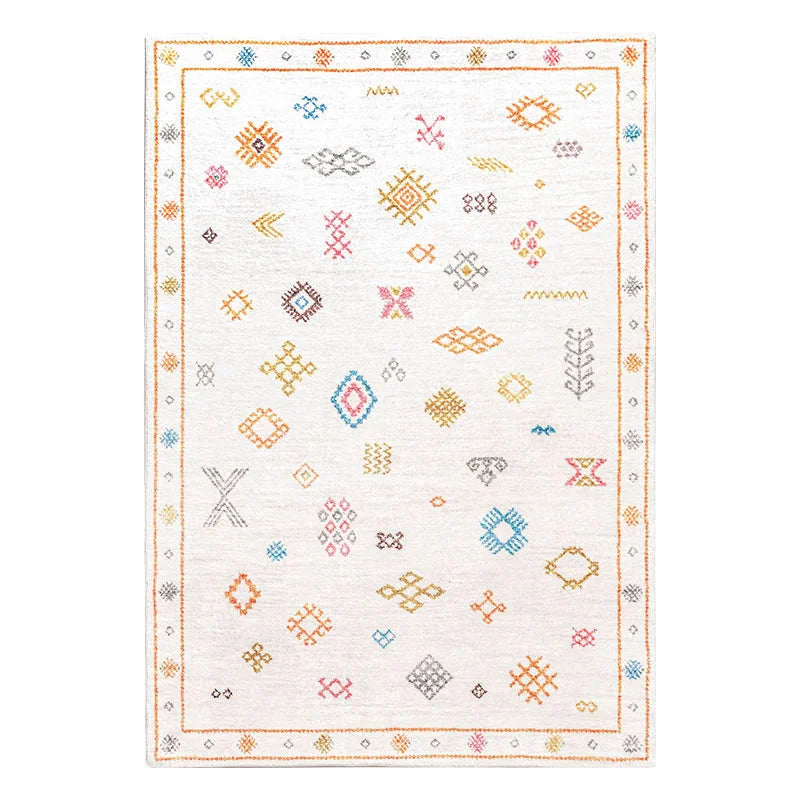 Moroccan Style Carpets for Living Room Large Area Bedroom Decor Plush Carpet Thicken Persia Floor Mat Home Fluffy Soft Study Rug